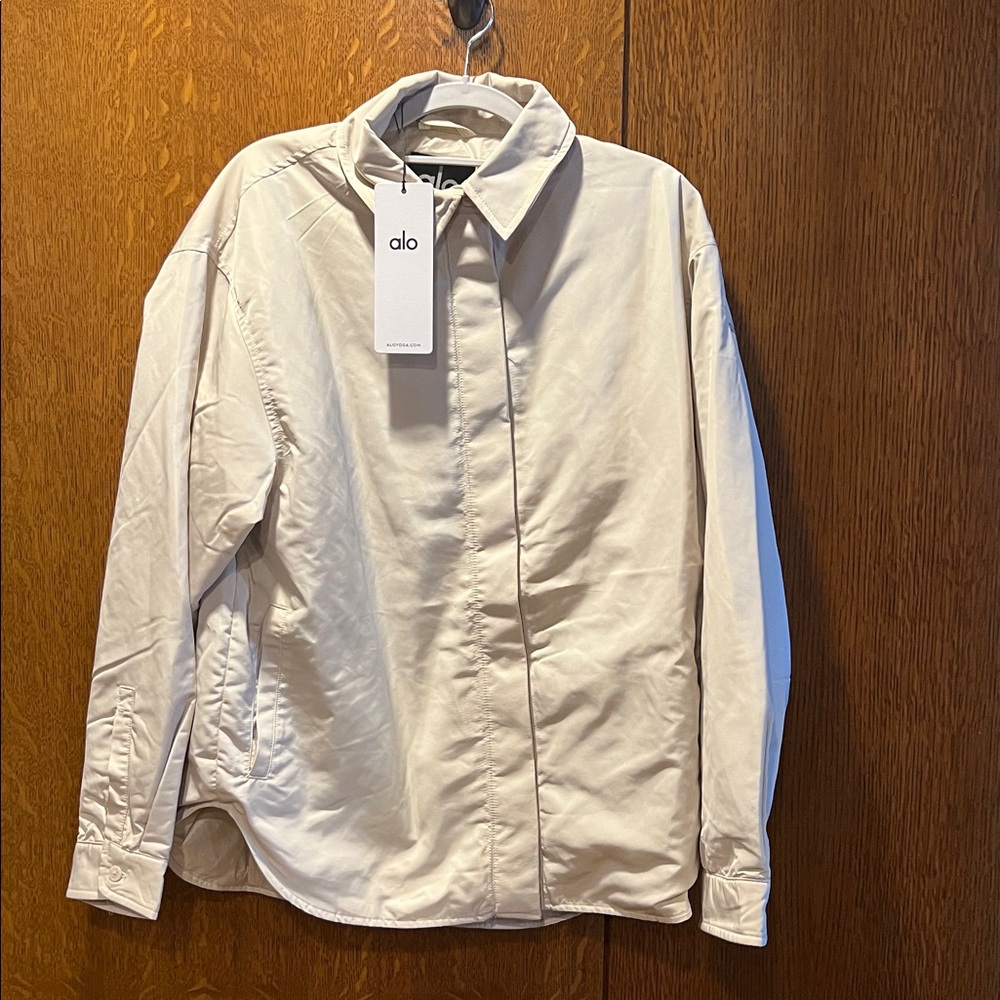 ALO Yoga Cream Bomber Jacket